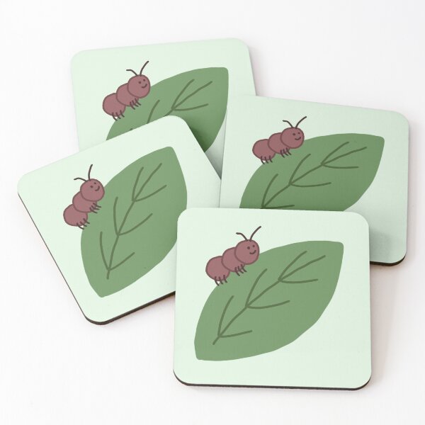 Item preview, Red Bug on a Leaf designed and sold by keluno.