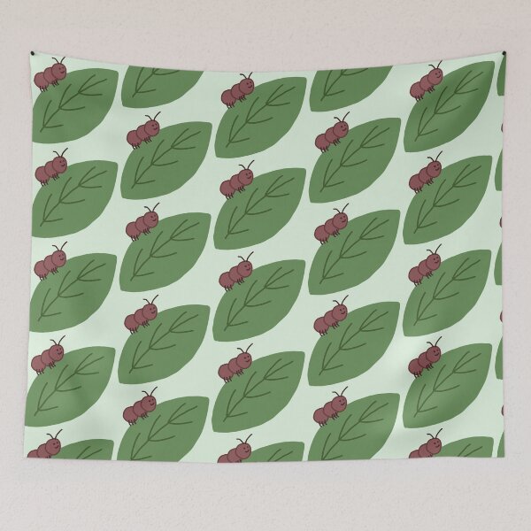 Artikelvorschau, Roter Käfer auf einem Blatt entworfen und verkauft von keluno.