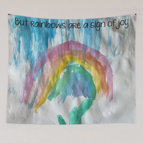Item preview, Rainbows are a sign of joy designed and sold by Action-Princess.
