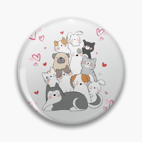 Item preview, Cute pets pattern designed and sold by aywchen.