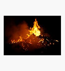 Fire Ghost Photographic Print