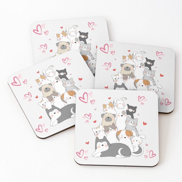 Item preview, Cute pets pattern designed and sold by aywchen.