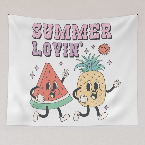 Item preview, Watermelon and Pineapple dudes loving summer designed and sold by Mike Notis.