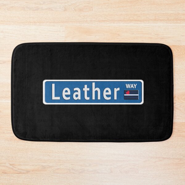 Item preview, Street Sign Leather Way with Leather Pride Flag designed and sold by TheirChoice.