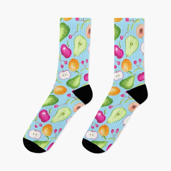 Item preview, Fruit Salad on blue designed and sold by Kathryn  Grace.