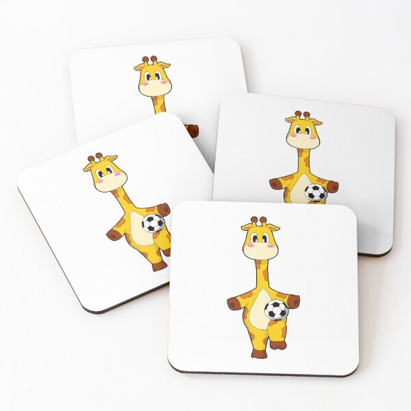 Item preview, Giraffe Soccer player Soccer designed and sold by Snabdesign84.