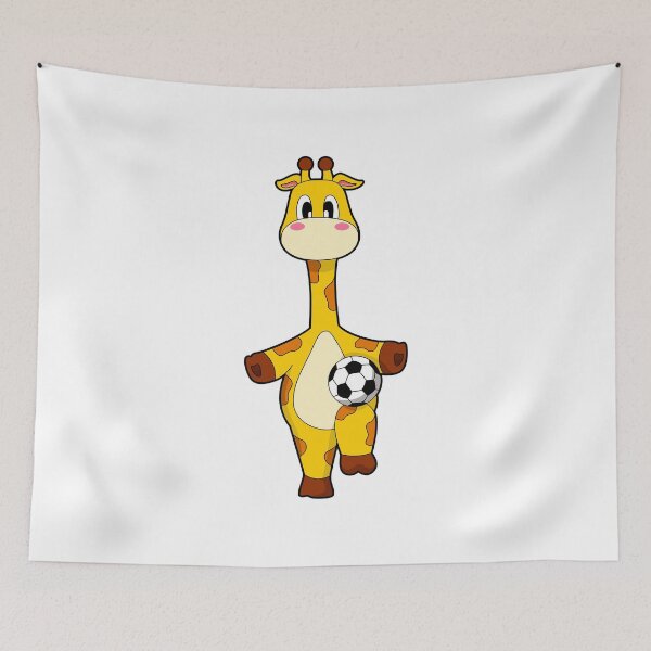 Item preview, Giraffe Soccer player Soccer designed and sold by Snabdesign84.