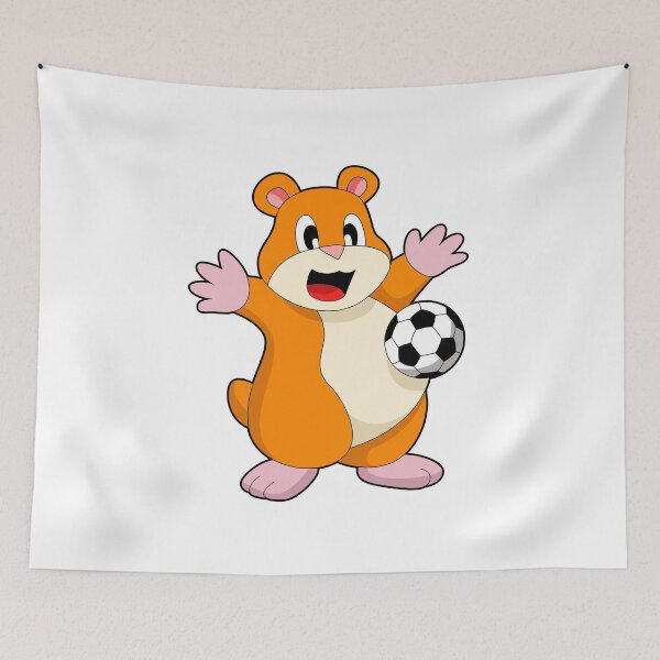Item preview, Hamster Soccer player Soccer designed and sold by Snabdesign84.