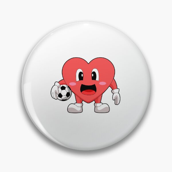 Item preview, Heart Soccer player Soccer designed and sold by Snabdesign84.