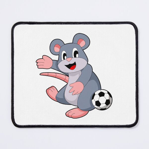 Item preview, Mouse Soccer player Soccer designed and sold by Snabdesign84.