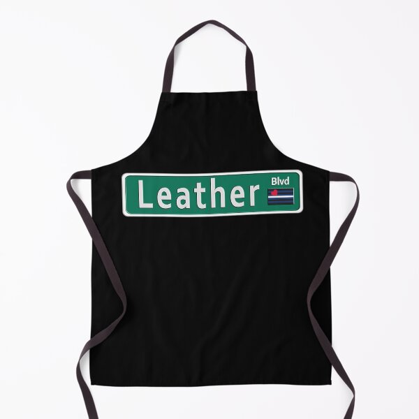 Item preview, Street Sign Leather Blvd with Leather Pride Flag designed and sold by TheirChoice.