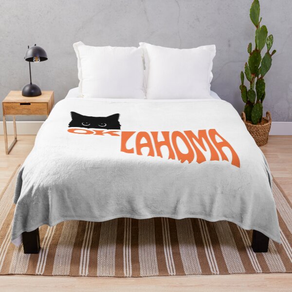 Item preview, Cat Loves Oklahoma | State Pride Shirt for Pet Lovers designed and sold by GoblinBoutique.