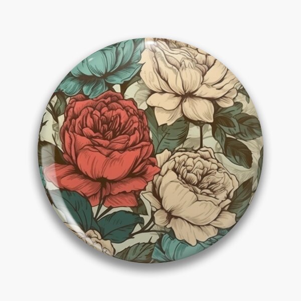 Item preview, Rose vintage floral pattern 2 designed and sold by LTAdesigns.