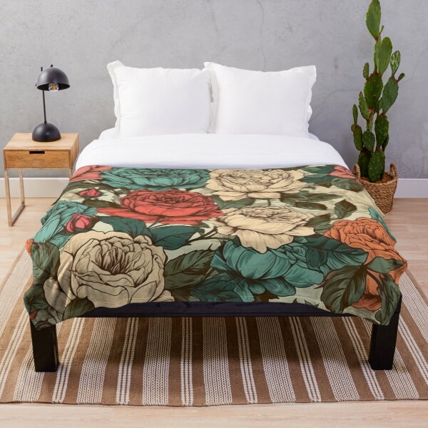 Item preview, Rose vintage floral pattern 2 designed and sold by LTAdesigns.