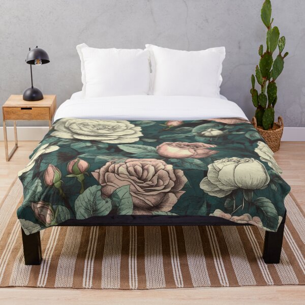 Item preview, rose vintage floral pattern 1 designed and sold by LTAdesigns.