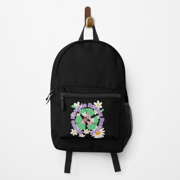Item preview, Recycle Reuse Renew Rethink design with Recycle Arrow and Flowers symbolises Green Planet designed and sold by Ching Teoh.