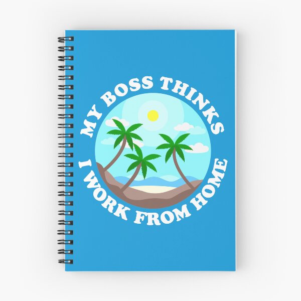Item preview, My Boss Thinks I Work From Home designed and sold by Shapes-Mania.