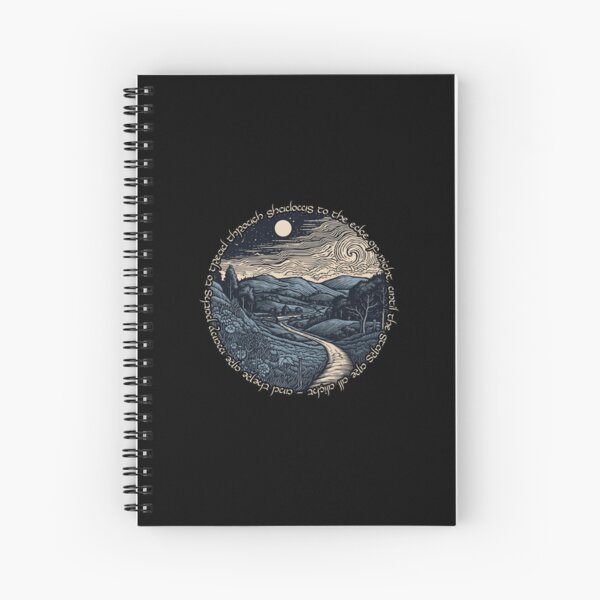 Aperçu de l'œuvre Et il y a de nombreux chemins à parcourir - Citation - Winding Road - Lineart - Fantasy créée et vendue par Fenay Designs.