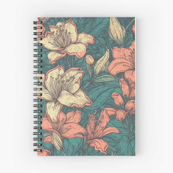 Item preview, Lilly vintage floral pattern 1 designed and sold by LTAdesigns.
