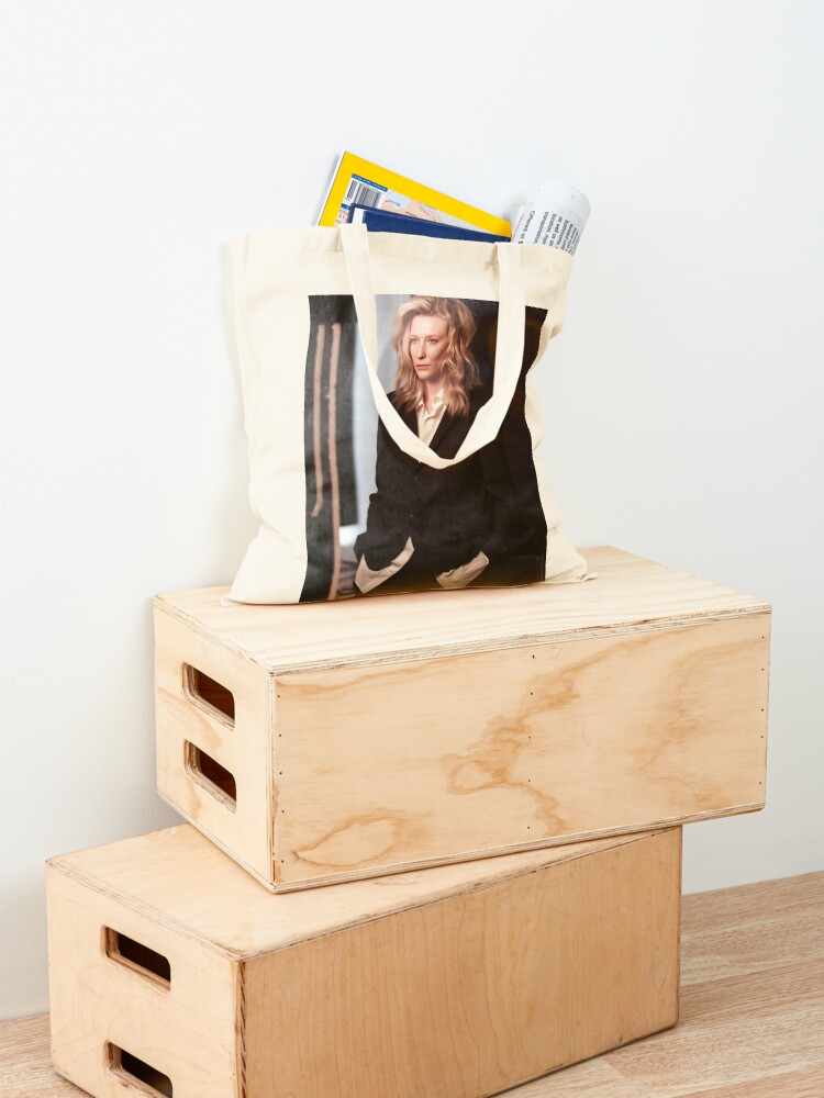 Cate Blanchett in a suit photoshoot Tote Bag for Sale by Bird of