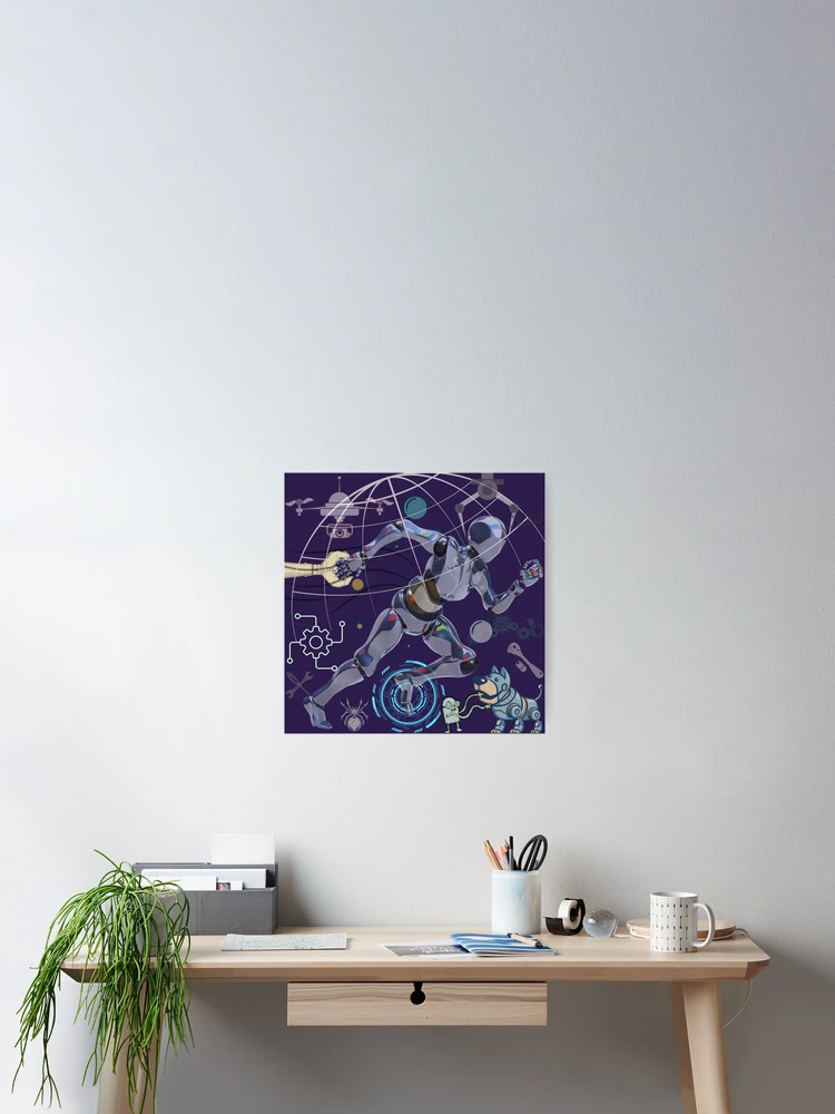 Thumbnail 2 of 3, Poster, Escaping Robot designed and sold by RokaaShop.