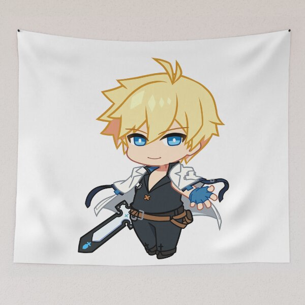 Item preview, Ky Kiske Guilty Gear Chibi designed and sold by FGCStickers.
