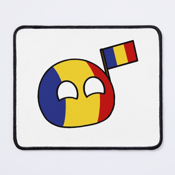 Item preview, countryballs with their flag romaniaball designed and sold by Countryballs Shop.