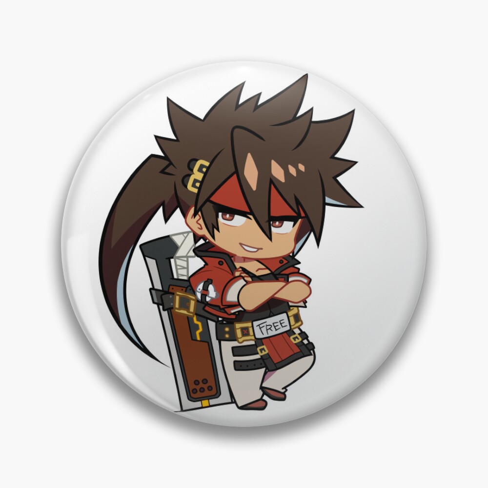 Guilty Gear Sol Badguy Inspired Plush Chibi Kawaii Cute Fanart 