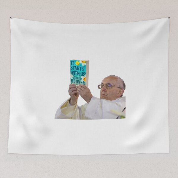 Item preview, It Starts With Us Pope Meme designed and sold by selmaal.