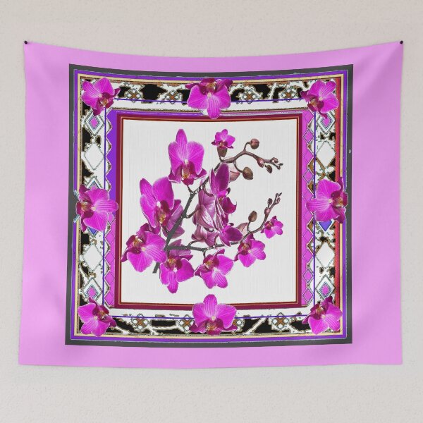 Item preview, DECORATIVE FUCHSIA PURPLE ORCHIDS designed and sold by sharlesart.