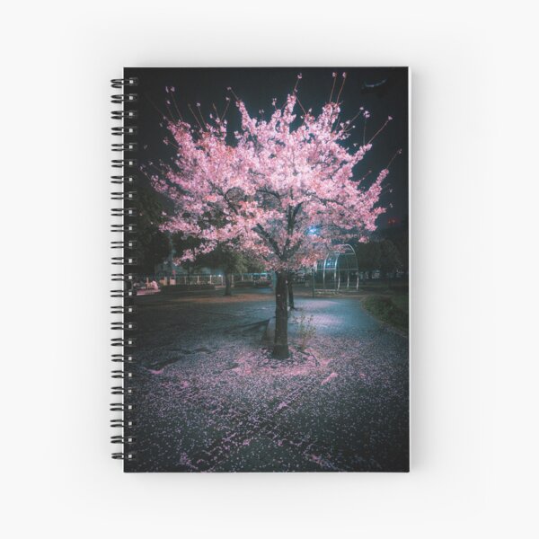 Aperçu de l'œuvre Arbre de Sakura la nuit créée et vendue par TokyoLuv.