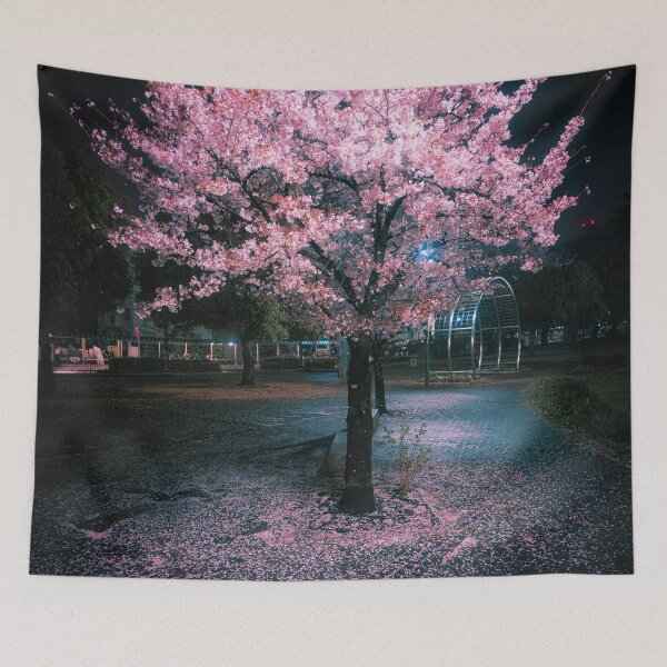 Item preview, Sakura Tree at night designed and sold by TokyoLuv.