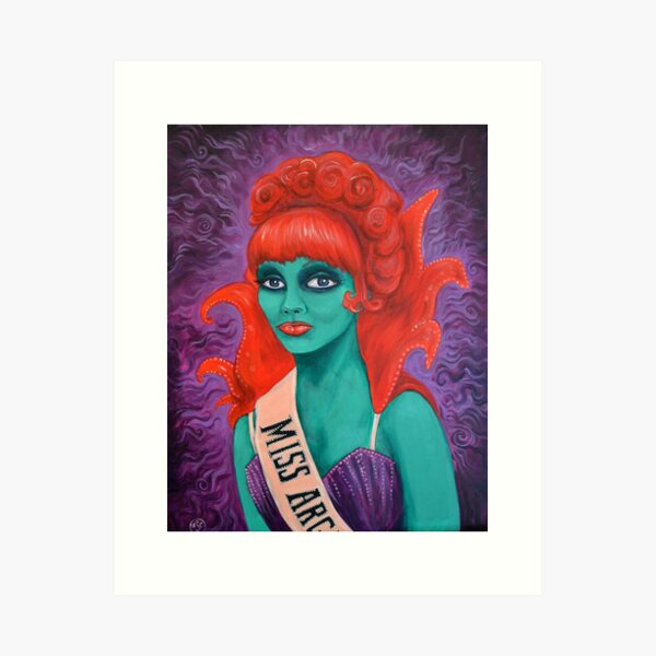 Miss Argentina Art Print