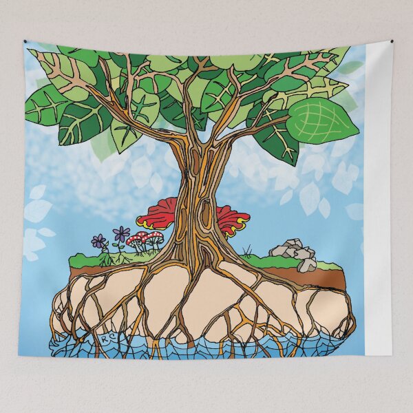 Item preview, Trees Drink from the Water Table Scene - Climate Art! designed and sold by RhondaChase.