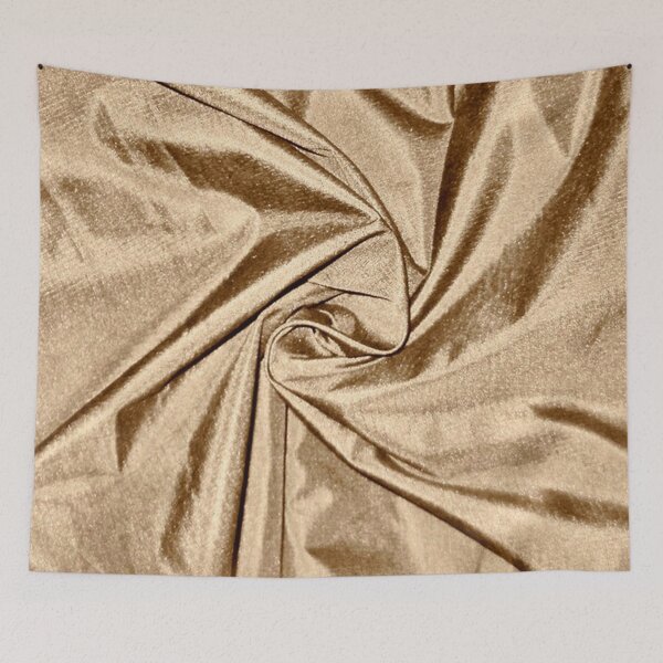 Item preview, Bronze shiny fabric twisted into a swirl. designed and sold by claireseyeview.