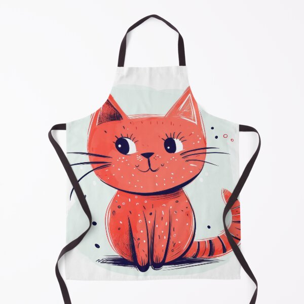 Item preview, cute red cat designed and sold by BenjaminsPlace.