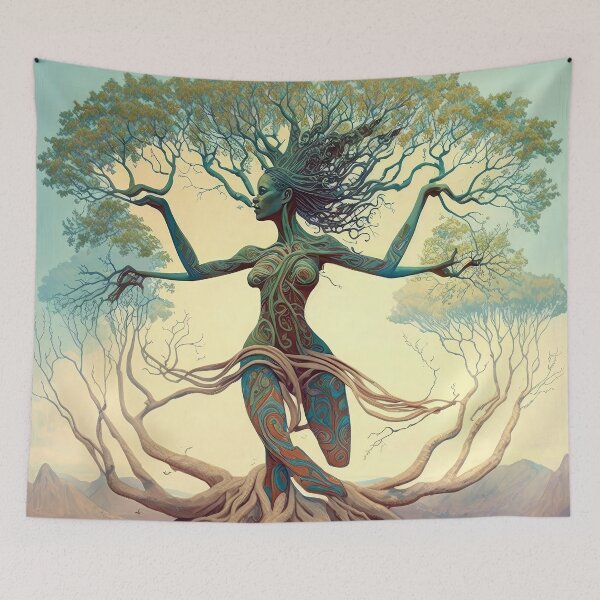 Item preview, Tree Goddess Series, Dryad, Kindred designed and sold by Emberoot.