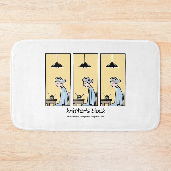 Item preview, knitter's block designed and sold by WrongHands.