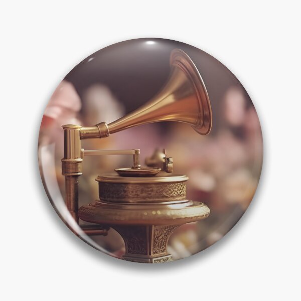 Item preview, "Music-To-Your-Ears Miniature Antique Gramophone." designed and sold by CherNikDesigns.