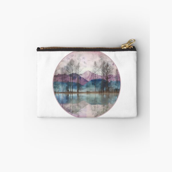 Item preview, Chalky Textured Mountain Lake with Trees designed and sold by TheArtMage.