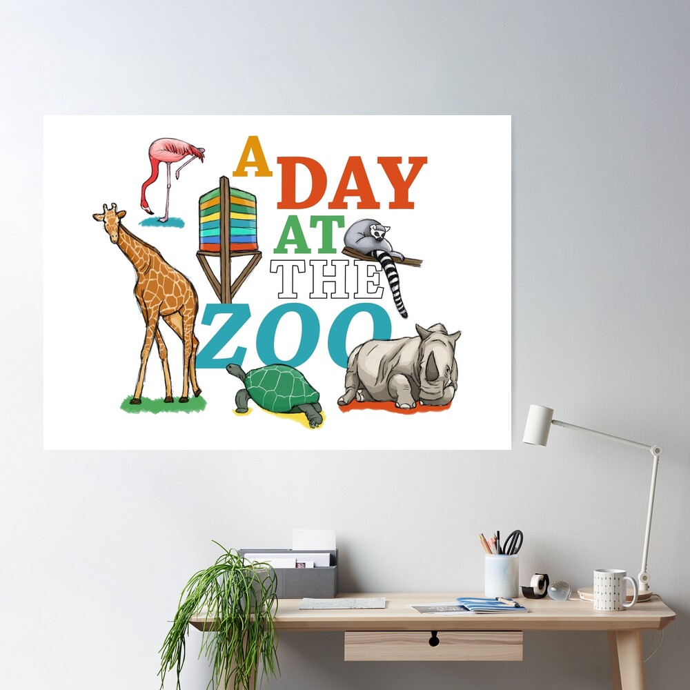 A Day at The Zoo Stickers 12x12