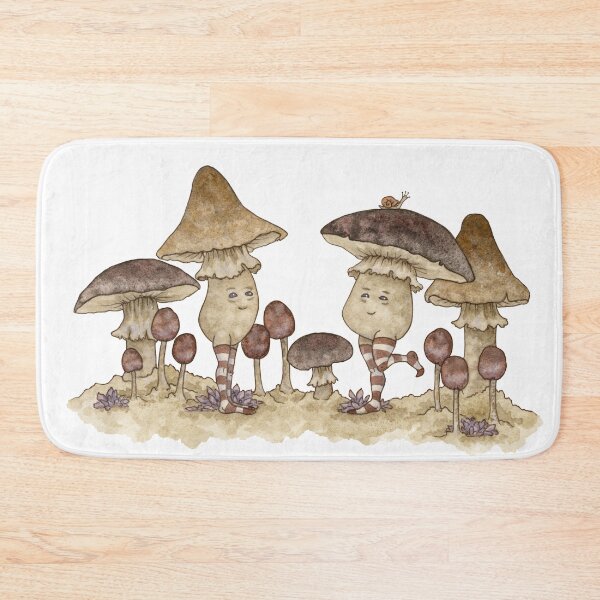 Item preview, Happy Mushrooms designed and sold by AmyBrownArt.