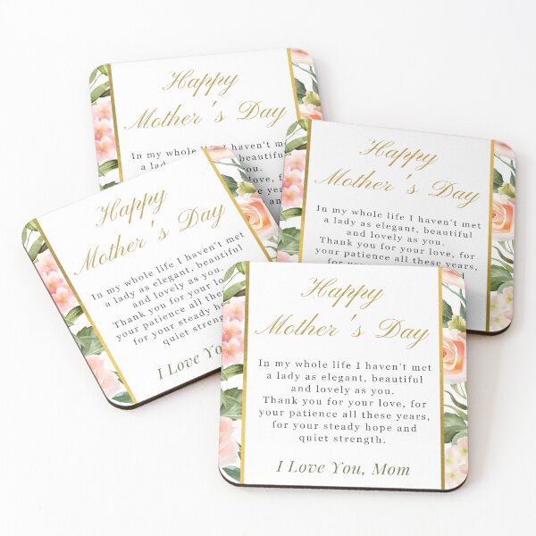 Item preview, Mother's Day Pink Roses Message designed and sold by lightnamu.