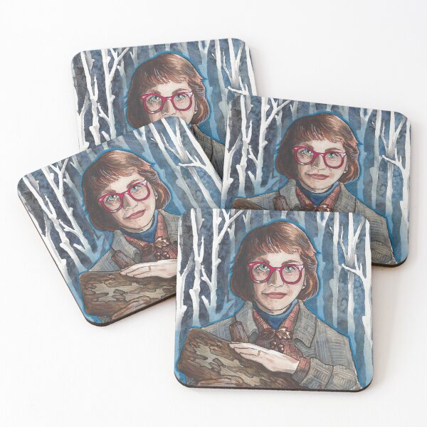 Item preview, My Log has Something to Say to You - Twin Peaks Log Lady Watercolor and Ink  designed and sold by Rotting Willow.