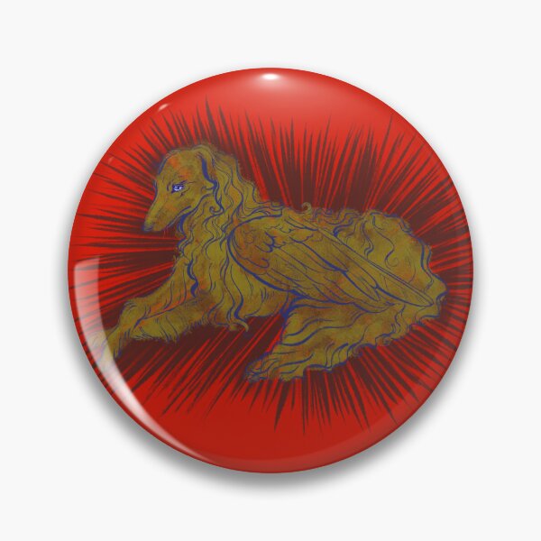 Item preview, Winged Borzoi (original) designed and sold by eszaboo.