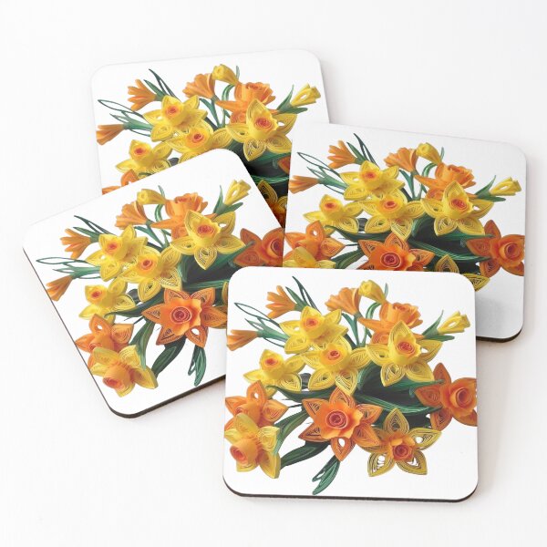 Item preview, Paper Quilled Spring Daffodils designed and sold by Matt's Artificial Nature.