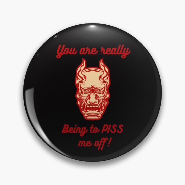 Item preview, You are pissing me off, skull designed and sold by hazelknott.