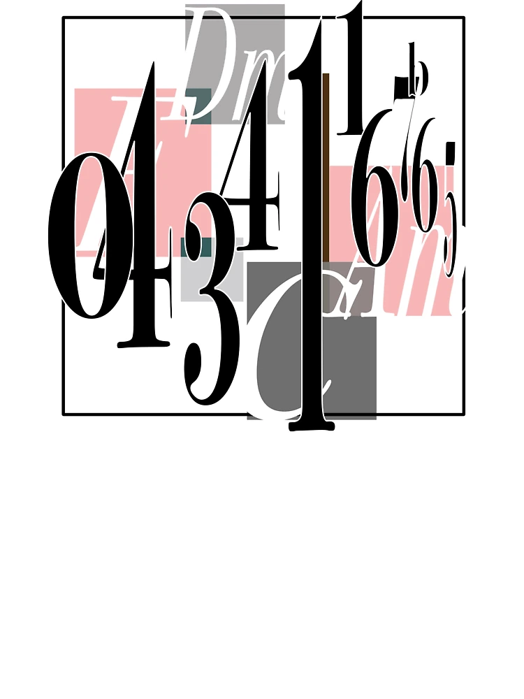 Thumbnail 7 of 7, Oversized T-Shirt, Musical notations designed and sold by ROSECODE.