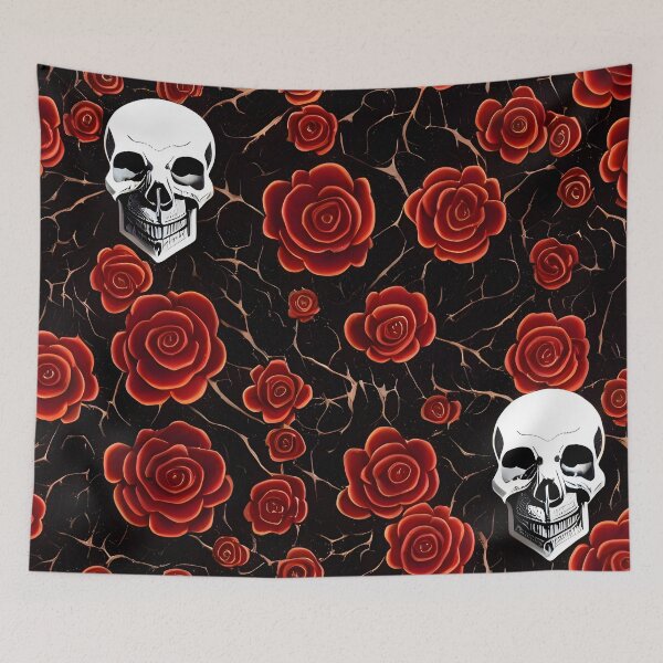 Item preview, Skulls n' Roses designed and sold by worldofwhisper.
