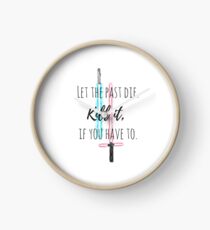 The Last Jedi Lightsaber Quote Clock